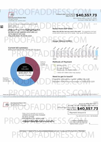 utility bill AEP OHIO