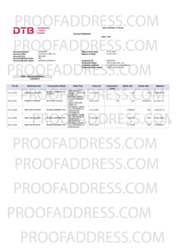 bank statement DTB Bank